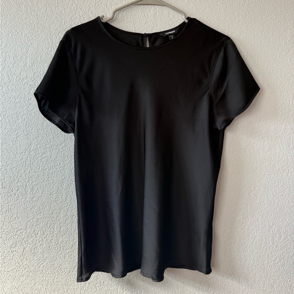 Express Elegant Black Blouse